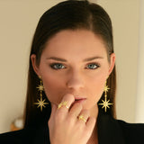 PENDIENTES TRIO INTERSTELLAR SILVER