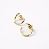 PENDIENTES CRESCENT MOON GOLD