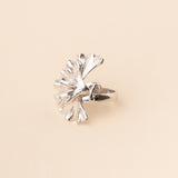 ANILLO GINKGO SILVER
