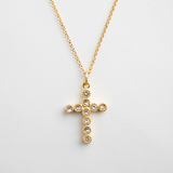 GARGANTILLA CROSS ELLAS GOLD