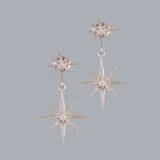 PENDIENTES DUO INTERSTELLAR SILVER