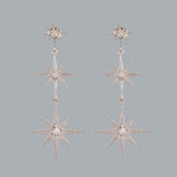 PENDIENTES TRIO INTERSTELLAR SILVER