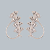 PENDIENTES GINKGO SILVER