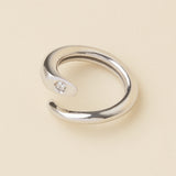 Anillo Tusk Silver