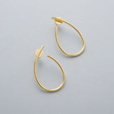 Pendientes middle gold