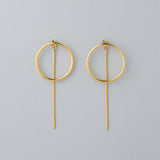 Pendientes Circle Shine Gold