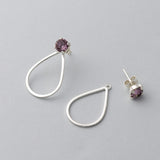 Pendientes Little Drop Silver