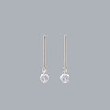 PENDIENTES ICE BAR SILVER