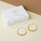 Pendientes Aros Hula Hoop Gold