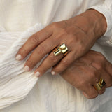 Anillo Double Waves GOLD