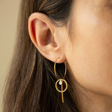 PENDIENTES CIRCLE ZIRCONIUM