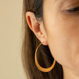 Pendientes Aros Hula Hoop Gold
