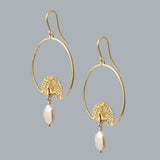 PENDIENTES PEACOCK PEARL