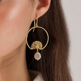 PENDIENTES PEACOCK PEARL