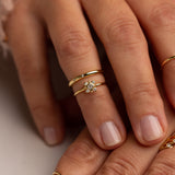 ANILLO MIDI WHITE ZIRCON