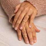 ANILLO MIDI CROSS TREE