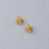 PENDIENTES MINI ECHINUS GOLD