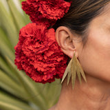 PENDIENTES PALM LEAVES