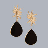 PENDIENTES DAYLILY STONE