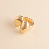 Anillo Double Nugget Gold