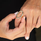 ANILLO OVAL GOLD