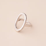 ANILLO OVAL SILVER
