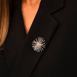 BROCHE ECHINUS SILVER