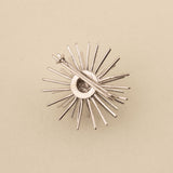 BROCHE ECHINUS SILVER