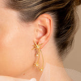PENDIENTES COMET INTERSTELLAR GOLD