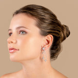 PENDIENTES COMET INTERSTELLAR SILVER