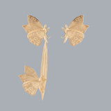 PENDIENTES HALF LEAF MAR&POSAS