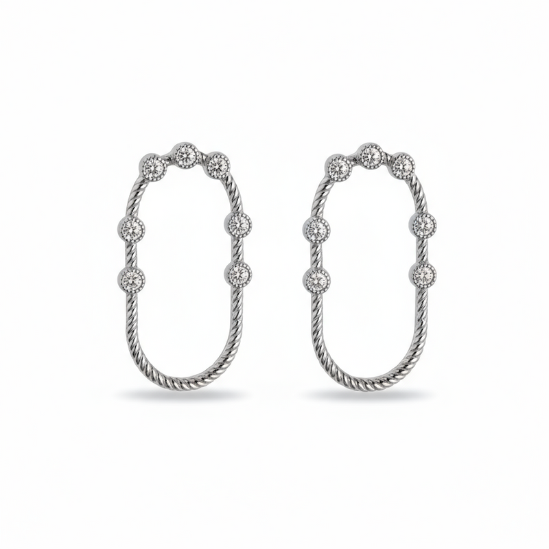 PENDIENTES MAICA SILVER