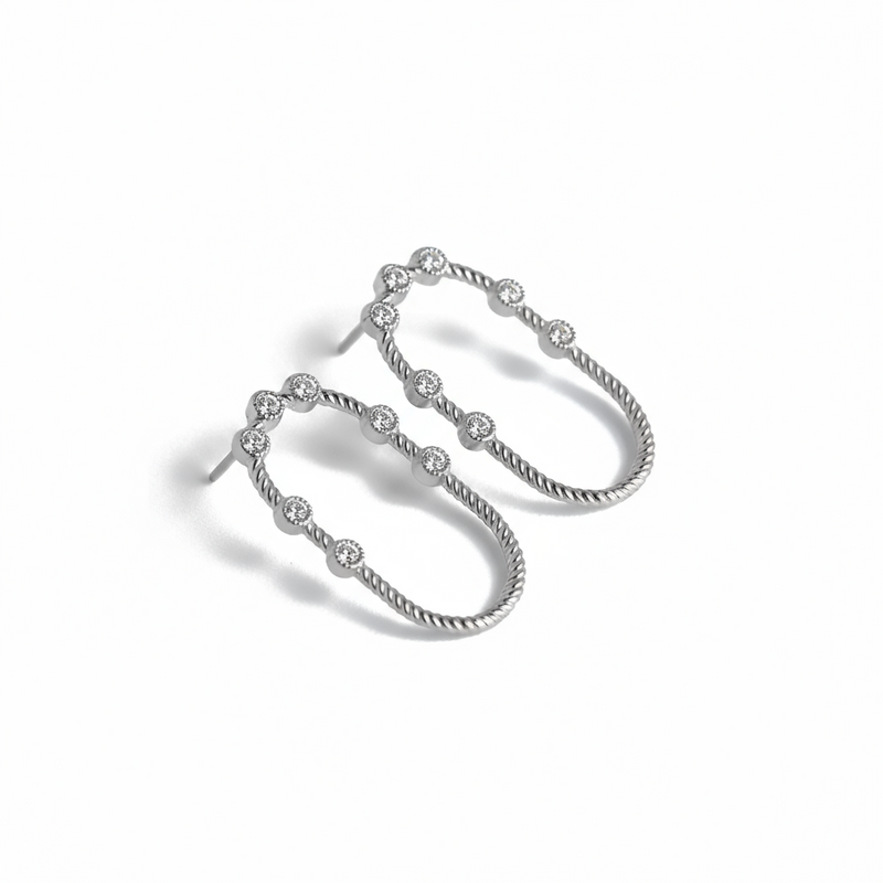 PENDIENTES MAICA SILVER