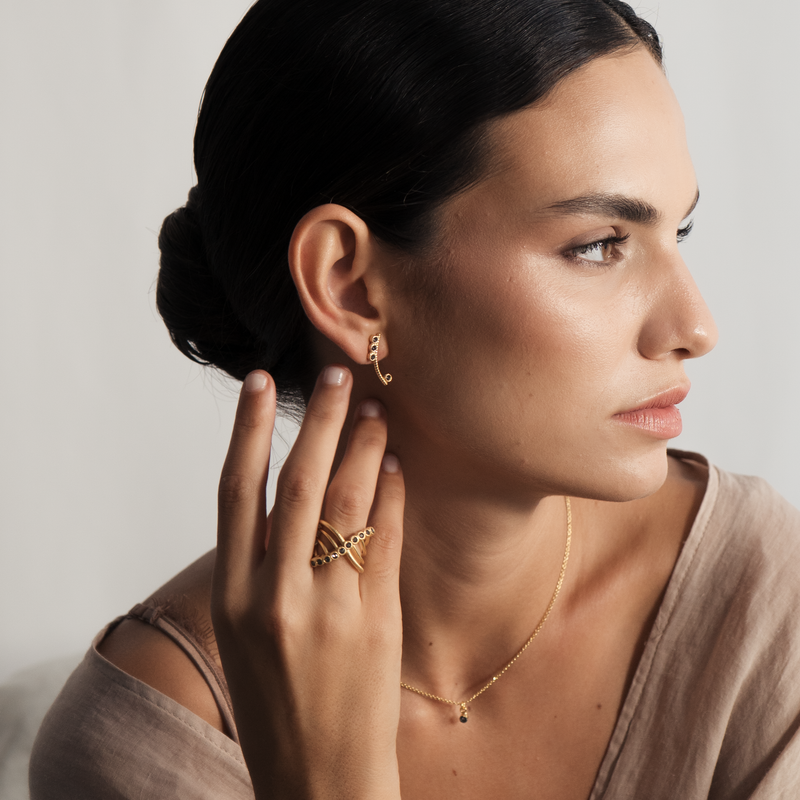 PENDIENTES ROCIO GOLD