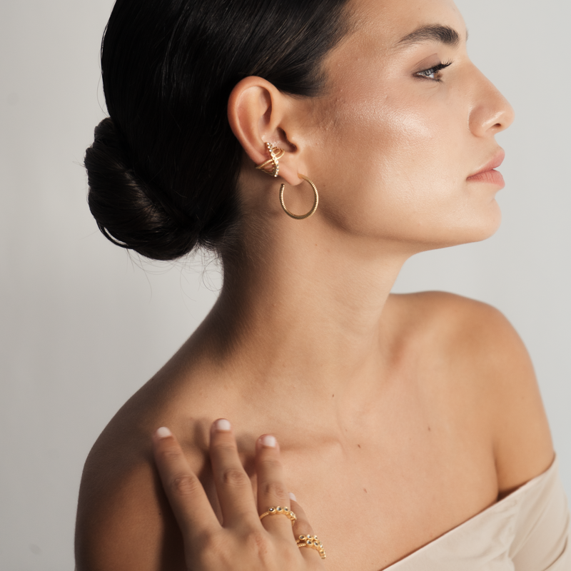 EARCUFF EUGENIA GOLD