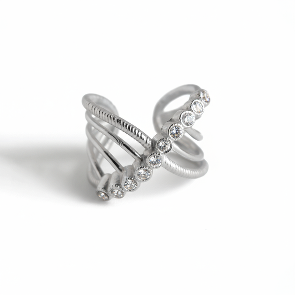 EARCUFF EUGENIA SILVER