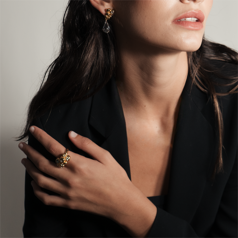 PENDIENTES AURELLE CRISTAL