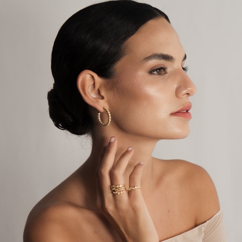 PENDIENTES CRISTINA GOLD