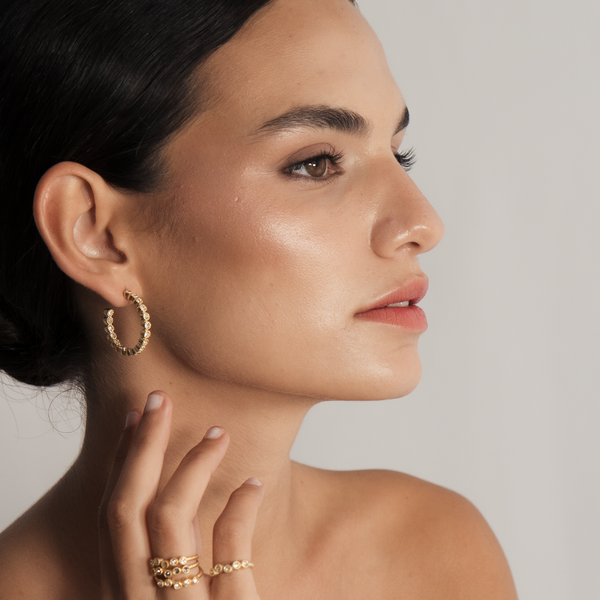 PENDIENTES CRISTINA GOLD