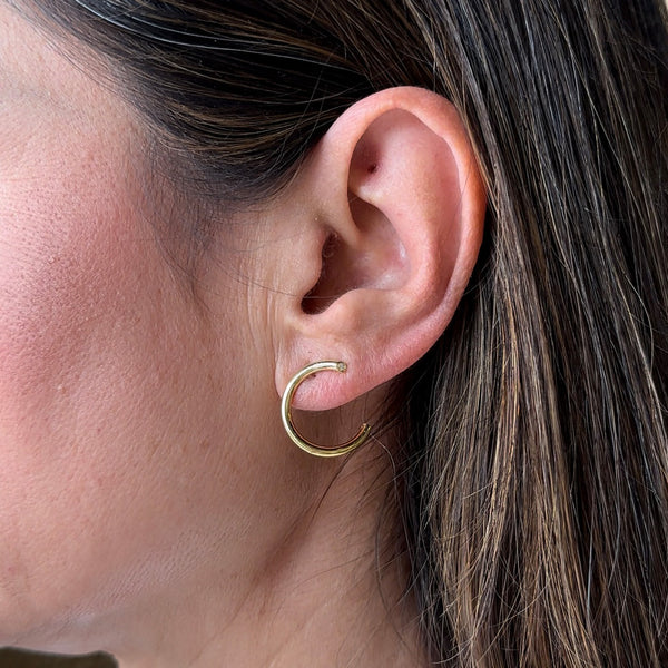 PENDIENTES CRESCENT MOON SILVER