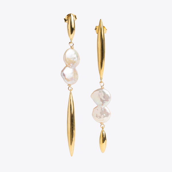 PENDIENTES ESSENTIALS DOUBLE PEARL