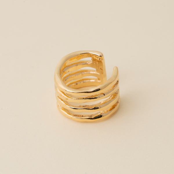 ANILLO TRIPLE LUBOS GOLD