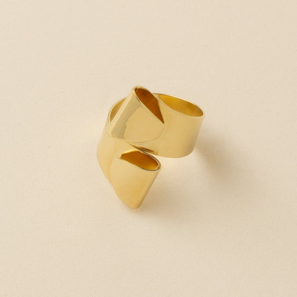 Anillo Double Waves GOLD